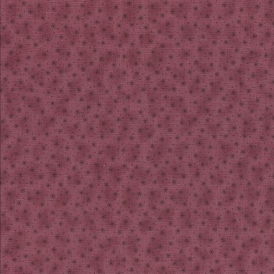 Roze rode stof met bruine sterretjes-Stof